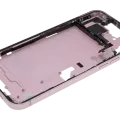 Mid-Frame Housing W/ Small Parts For iPhone 15 Plus (US Version) (Used OEM Pull: Grade B) (Pink)