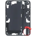 Mid-Frame Housing W/ Small Parts For iPhone 15 Plus (US Version) (Used OEM Pull: Grade C) (Black)