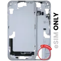Mid-Frame Housing W/ Small Parts For iPhone 15 Plus (US Version) (Used OEM Pull: Grade C) (Blue)