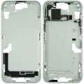 Mid-Frame Housing W/ Small Parts For iPhone 15 Plus (US Version) (Used OEM Pull: Grade C) (Green)