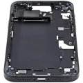 Mid-Frame Housing W/ Small Parts For iPhone 15 Plus (EU / Global Version) (Used OEM Pull: Grade B) (Black)