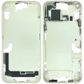 Mid-Frame Housing W/ Small Parts For iPhone 15 Plus (EU / Global Version) (Used OEM Pull: Grade B) (Yellow)