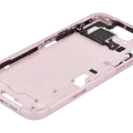 Mid-Frame Housing W/ Small Parts For iPhone 15 Plus (EU / Global Version) (Used OEM Pull: Grade B) (Pink)