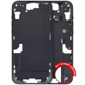 Mid-Frame Housing W/ Small Parts For iPhone 15 Plus (EU / Global Version) (Used OEM Pull: Grade C) (Black)