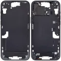 Mid-Frame Housing W/ Small Parts For iPhone 15 Plus (EU / Global Version) (Used OEM Pull: Grade C) (Black)