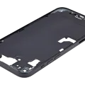 Mid-Frame Housing W/ Small Parts For iPhone 15 Plus (EU / Global Version) (Used OEM Pull: Grade C) (Black)