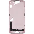 Mid-Frame Housing W/ Small Parts For iPhone 15 Plus (EU / Global Version) (Used OEM Pull: Grade C) (Pink)