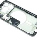 Mid-Frame Housing W/ Small Parts For iPhone 15 Pro Max (EU / Global Version) (Used OEM Pull: Grade B) (Black Titanium)