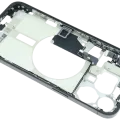 Mid-Frame Housing W/ Small Parts For iPhone 15 Pro Max (EU / Global Version) (Used OEM Pull: Grade B) (Black Titanium)