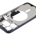 Mid-Frame Housing W/ Small Parts For iPhone 15 Pro Max (EU / Global Version) (Used OEM Pull: Grade B) (Blue Titanium)