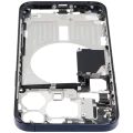 Mid-Frame Housing W/ Small Parts For iPhone 15 Pro Max (EU / Global Version) (Used OEM Pull: Grade B) (Blue Titanium)