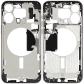 Mid-Frame Housing W/ Small Parts For iPhone 15 Pro Max (EU / Global Version) (Used OEM Pull: Grade C) (Black Titanium)