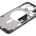 Mid-Frame Housing W/ Small Parts For iPhone 15 Pro Max (EU / Global Version) (Used OEM Pull: Grade C) (Black Titanium)