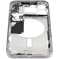 Mid-Frame Housing W/ Small Parts For iPhone 15 Pro Max (EU / Global Version) (Used OEM Pull: Grade C) (White Titanium)