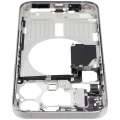 Mid-Frame Housing W/ Small Parts For iPhone 15 Pro Max (EU / Global Version) (Used OEM Pull: Grade C) (White Titanium)
