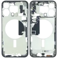 Mid-Frame Housing W/ Small Parts For iPhone 15 Pro Max (EU / Global Version) (Used OEM Pull: Grade C) (Natural Titanium)