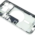 Mid-Frame Housing W/ Small Parts For iPhone 15 Pro Max (EU / Global Version) (Used OEM Pull: Grade C) (Natural Titanium)