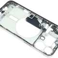 Mid-Frame Housing W/ Small Parts For iPhone 15 Pro Max (EU / Global Version) (Used OEM Pull: Grade C) (Natural Titanium)