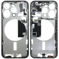 Mid-Frame Housing W/ Small Parts For iPhone 15 Pro (EU / Global Version) (Used OEM Pull: Grade C) (White Titanium)