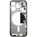 Mid-Frame Housing W/ Small Parts For iPhone 15 Pro (EU / Global Version) (Used OEM Pull: Grade C) (White Titanium)