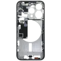 Mid-Frame Housing W/ Small Parts For iPhone 15 Pro (EU / Global Version) (Used OEM Pull: Grade C) (White Titanium)
