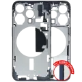 Mid-Frame Housing W/ Small Parts For iPhone 15 Pro (EU / Global Version) (Used OEM Pull: Grade C) (Blue Titanium)