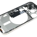 Mid-Frame Housing W/ Small Parts For iPhone 15 Pro (EU / Global Version) (Used OEM Pull: Grade C) (Natural Titanium)
