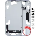 Mid-Frame Housing W/ Small Parts For iPhone 15 (US Version) (Used OEM Pull: Grade B) (Blue)