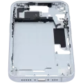 Mid-Frame Housing W/ Small Parts For iPhone 15 (US Version) (Used OEM Pull: Grade B) (Blue)