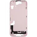 Mid-Frame Housing W/ Small Parts For iPhone 15 (US Version) (Used OEM Pull: Grade B) (Pink)