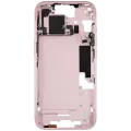 Mid-Frame Housing W/ Small Parts For iPhone 15 (US Version) (Used OEM Pull: Grade B) (Pink)