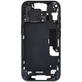 Mid-Frame Housing W/ Small Parts For iPhone 15 (EU / Global Version) (Used OEM Pull: Grade B) (Black)
