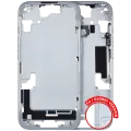 Середня рамка з дрібними деталями для iPhone 15 (EU / Global Version) (Used OEM Pull: Grade B) (синій)