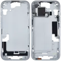 Середня рамка з дрібними деталями для iPhone 15 (EU / Global Version) (Used OEM Pull: Grade B) (синій)