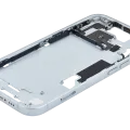 Середня рамка з дрібними деталями для iPhone 15 (EU / Global Version) (Used OEM Pull: Grade B) (синій)