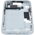 Середня рамка з дрібними деталями для iPhone 15 (EU / Global Version) (Used OEM Pull: Grade B) (синій)
