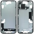 Mid-Frame Housing W/ Small Parts For iPhone 15 (EU / Global Version) (Used OEM Pull: Grade B) (Green)