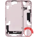 Середня рамка з дрібними деталями для iPhone 15 (EU / Global Version) (Used OEM Pull: Grade B) (рожевий)