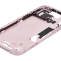 Середня рамка з дрібними деталями для iPhone 15 (EU / Global Version) (Used OEM Pull: Grade B) (рожевий)