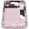 Середня рамка з дрібними деталями для iPhone 15 (EU / Global Version) (Used OEM Pull: Grade B) (рожевий)