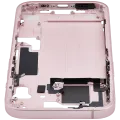 Середня рамка з дрібними деталями для iPhone 15 (EU / Global Version) (Used OEM Pull: Grade B) (рожевий)