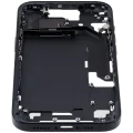 Mid-Frame Housing W/ Small Parts For iPhone 15 (US Version) (Used OEM Pull: Grade C) (Black)