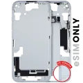 Mid-Frame Housing W/ Small Parts For iPhone 15 (US Version) (Used OEM Pull: Grade C) (Blue)