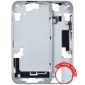 Mid-Frame Housing W/ Small Parts For iPhone 15 (EU / Global Version) (Used OEM Pull: Grade C) (Blue)