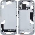 Mid-Frame Housing W/ Small Parts For iPhone 15 (EU / Global Version) (Used OEM Pull: Grade C) (Blue)