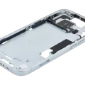 Mid-Frame Housing W/ Small Parts For iPhone 15 (EU / Global Version) (Used OEM Pull: Grade C) (Blue)