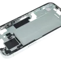 Mid-Frame Housing W/ Small Parts For iPhone 15 (EU / Global Version) (Used OEM Pull: Grade C) (Green)