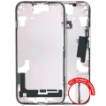 Mid-Frame Housing W/ Small Parts For iPhone 15 (EU / Global Version) (Used OEM Pull: Grade C) (Pink)