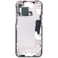 Mid-Frame Housing W/ Small Parts For iPhone 15 (EU / Global Version) (Used OEM Pull: Grade C) (Pink)
