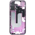 Mid-Frame Housing W/ Small Parts For iPhone 16 (US Version) (Used OEM Pull: Grade B) (Pink)